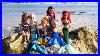 Mermaid_Tails_Elsa_And_Anna_Toddlers_At_Beach_Ariel_Sand_Swim_Floatie_Water_Fun_Splash_01_qg