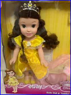My First Disney Princess Belle Doll & Toddler Dress Gift Set Beauty New Nib