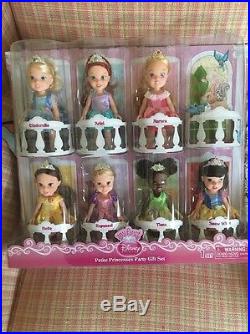 My First Disney Princess Petite Princesses Party Gift Set 7 Dolls Rapunzel Ariel