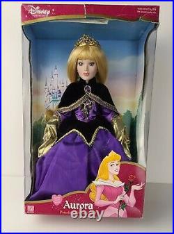 NEW 3 Disney Princess Brass Key Holiday Jewel Edition Porcelain Keepsake Dolls