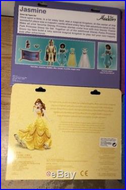 NEW 6 Different Disney Princess Deluxe Magic Clip Magiclip Polly Pocket Doll Set