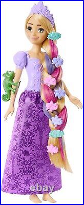 NEW DISNEY PRINCESS Rapunzel Doll with Color-Change Hair Extensions (Multicolor)