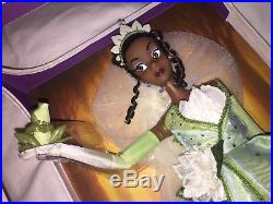 NEW Disney Limited Edition 1 of 5000 The Princess and the Frog Tiana Doll 17