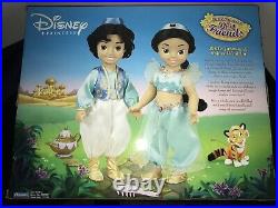 NEW Disney Little Princess Best Friends Jasmine and Prince Aladdin 15 dolls