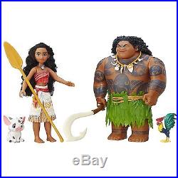NEW Disney Princess Moana Adventure Collection Dolls 13 Maui Hei Hei Pua Figure