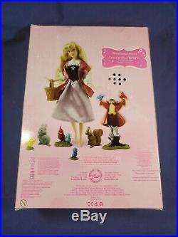 NEW Disney Store Deluxe Singing Princess Aurora 11.5 Doll Sleeping Beauty ++