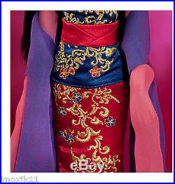 NEW Disney Store Designer Collection Princess MULAN Prince LI SHANG BARBIE DOLL