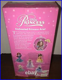 NEW Disney Store EXCLUSIVE Enchanted Princess ARIEL Little Mermaid Doll W CROWN