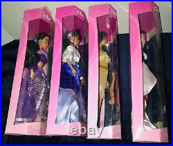 NEW Disney Store EXCLUSIVE Princess 9 Doll COLLECTION Lot Esmeralda Belle Mulan