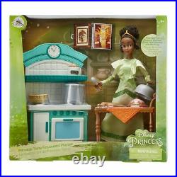 NEW! Disney Store Tiana Classic Doll Restaurant Play Set The Princess & The Frog