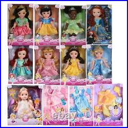 NEW Lot (12) My First DISNEY PRINCESS DOLLS Collection 1st Edition + Clothes BOX