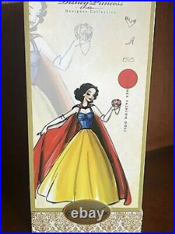 NEW SEALED Rare Snow White Disney Designer Princess Doll Limited Edition + BAG