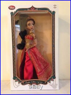 NIB D23 Disney Expo Limited Edition Red Slave Princess Jasmine 17 Doll LE 500