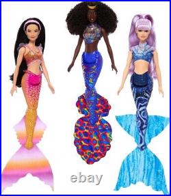 NIB Disney Live Action Little Mermaid Ultimate Ariel Sister's 7 Pack 30 DAY SHIP