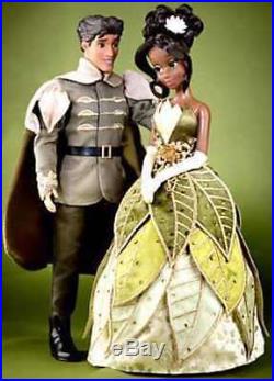 NIB Disney Princess Tiana & Naveen Fairytale Designer Limited Edition Doll Set