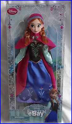 NIB Disney Store Frozen Classic Collection Elsa Anna Hans Kristoff 4 Doll Set