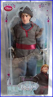 NIB Disney Store Frozen Classic Collection Elsa Anna Hans Kristoff 4 Doll Set