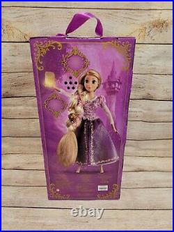 NIB Disney Store Tangled Rapunzel 16 Deluxe Light Up Singing Princess Doll