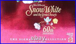 NRFB VTG Disney Mattel Barbie Doll SNOW WHITE 60th ANNIVERSARY DOLL 1997 #17761