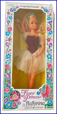 New 1985 Vintage LEANNA FLOWER PRINCESS DOLL BALLERINA By CREATA Barbie Clone