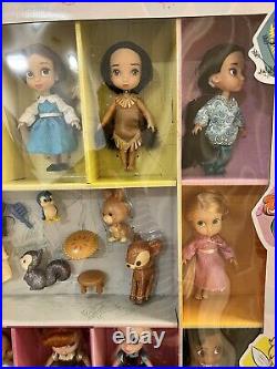 New Disney Animators' Collection Mini Doll Gift Set 5'' Snow White Ariel Moana
