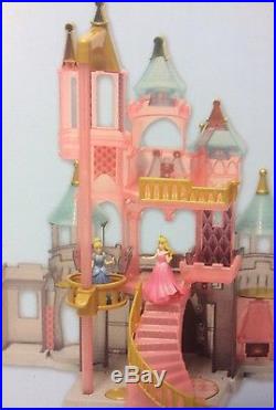 New Disney Parks Magiclip Doll Castle Princess Playset Lights Sounds Fireworks