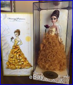 New Disney Princess Designer Collection Belle Collector Doll Limited Edition