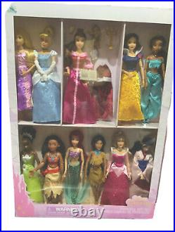 New Disney Princess Gift Set 11 Full Size Dolls 2020 Edition