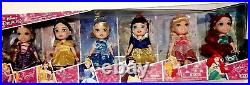New Disney Princess Petite Princess Gift Set Of 6 Dolls Cinderella & Friends 5A