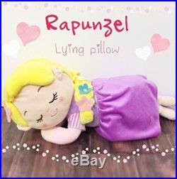 New Disney Princess Rapunzel Tangled Sleeping Soft Plush Doll Beauty Stuffed Toy