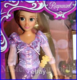New Disney Rapunzel Singing 11 Doll Deluxe Set Guitar Tangled Princess Retired