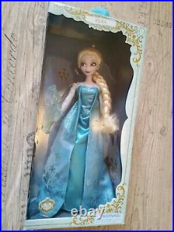 New Disney Store Deluxe Light Up Singing Princess Doll Elsa 16