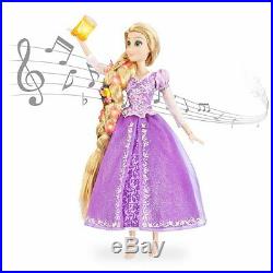 New Disney Store Deluxe Light Up Singing Princess Doll Tangled Rapunzel 16 Mib