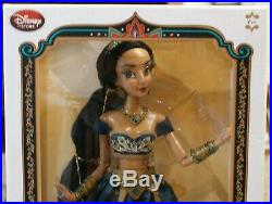 New Disney Store Princess JASMINE Aladdin Limited Edition Doll 17 LE of 5000