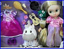 New Disney Store Rapunzel Doll Gift Set Animators' Collection Tangled Princess