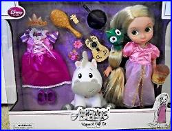 New Disney Store Rapunzel Doll Gift Set Animators' Collection Tangled Princess