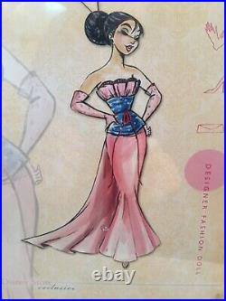 New Mulan Disney Store Designer Princess Doll Limited Edition Free Shipping