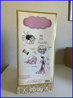 New Mulan Disney Store Designer Princess Doll Limited Edition Mint condition