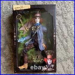 New NRFB Barbie Alice In Wonderland Johnny Depp As The Mad Hatter T2104 Disney