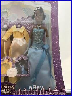 New Princess Tiana Wardrobe Doll Disney Store NIB