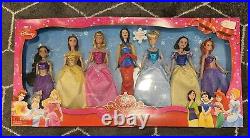 New! Target Exclusive -Mattel Disney Princess Collection 7 Dolls
