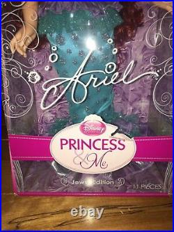 Nib Disney Princess & Me Ariel And Merida 18' Dolls Jewel Edition Ship Everyday
