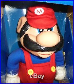 Nintendo Super Mario Bros Plush Vinyl 12 Tall Figure Doll Toy Applause 1989