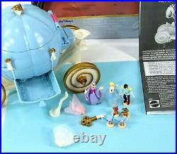 POLLY POCKET 2001 Bluebird CINDERELLA ROYAL CARRIAGE DISNEY Mattel, with BOX