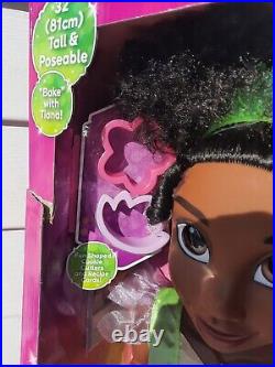 Playdate 32 Poseable Tiana Doll 2 Different Colored Eyes Disney Princess