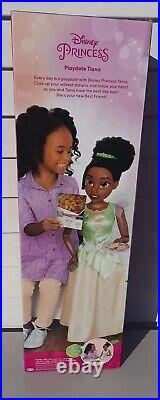 Playdate 32 Poseable Tiana Doll 2 Different Colored Eyes Disney Princess