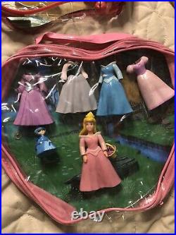 Polly Pocket Princess And Dresses Lot With Dolls And Original Packaging Used