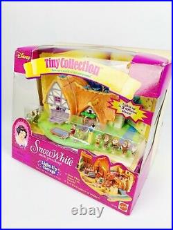 Polly Pocket Snow White Seven Dwarfs House Princess Disney Playset New Rare