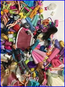 Polly Pocket lot/boys/accessories/clothes 330+pc/Disney princess+prince/Barbie