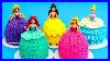 Princess_Dress_Cupcakes_Magic_Clip_Dolls_Mini_Cakes_Buttercream_Decorating_Ideas_01_co